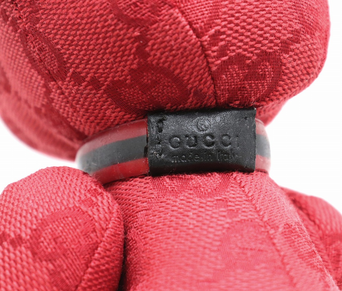 楽天市場】GUCCI グッチ テディベア ぬいぐるみ GGキャンバス レザー