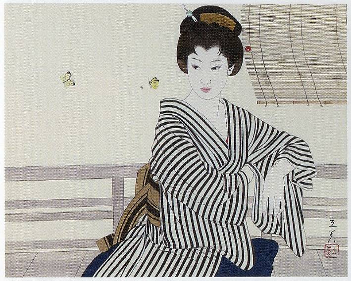 志村立美「昼さがり」の買取・査定は美術のプロにお任せ下さい