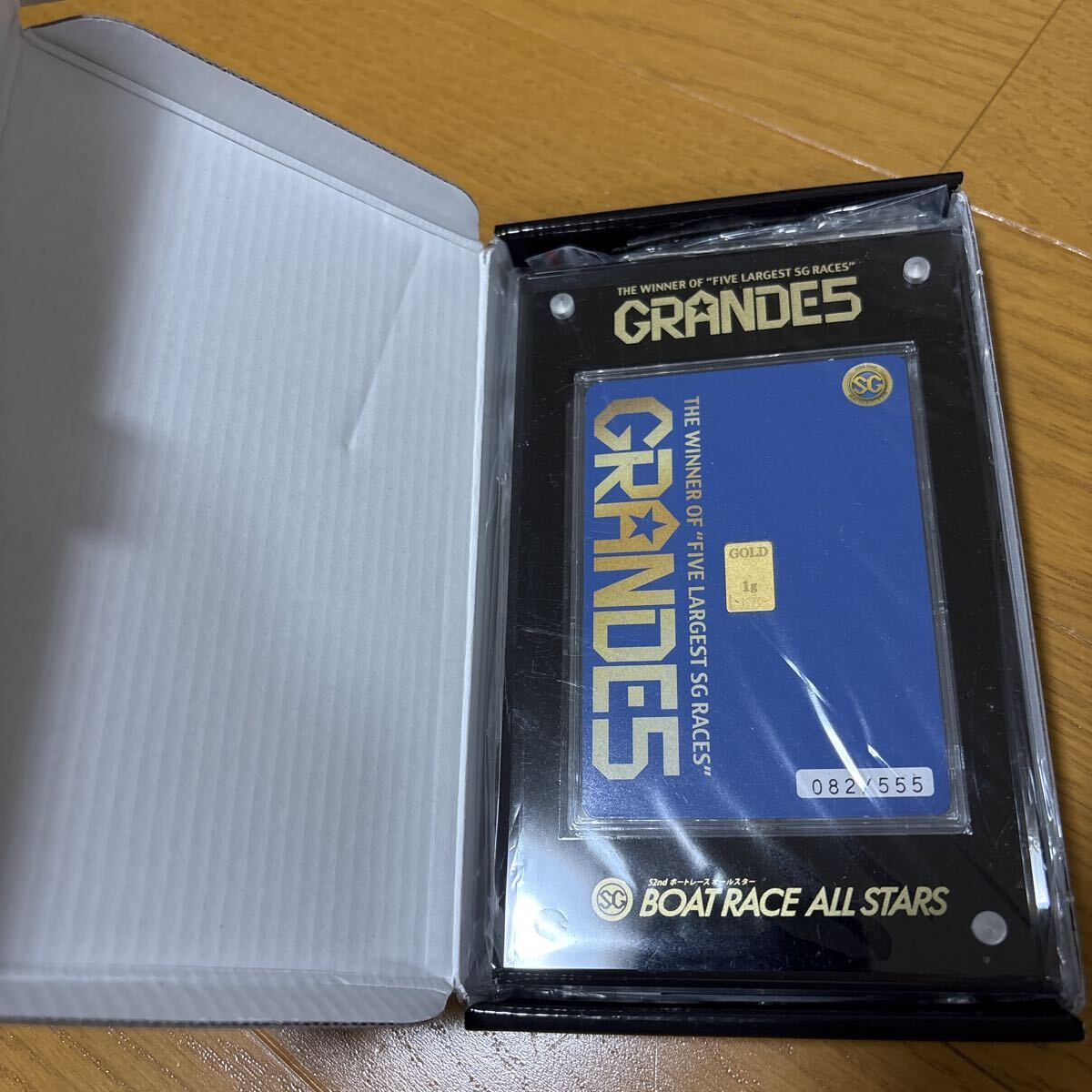Yahoo!オークション - ボートレース 純金1gインゴットカード GRAND5 55