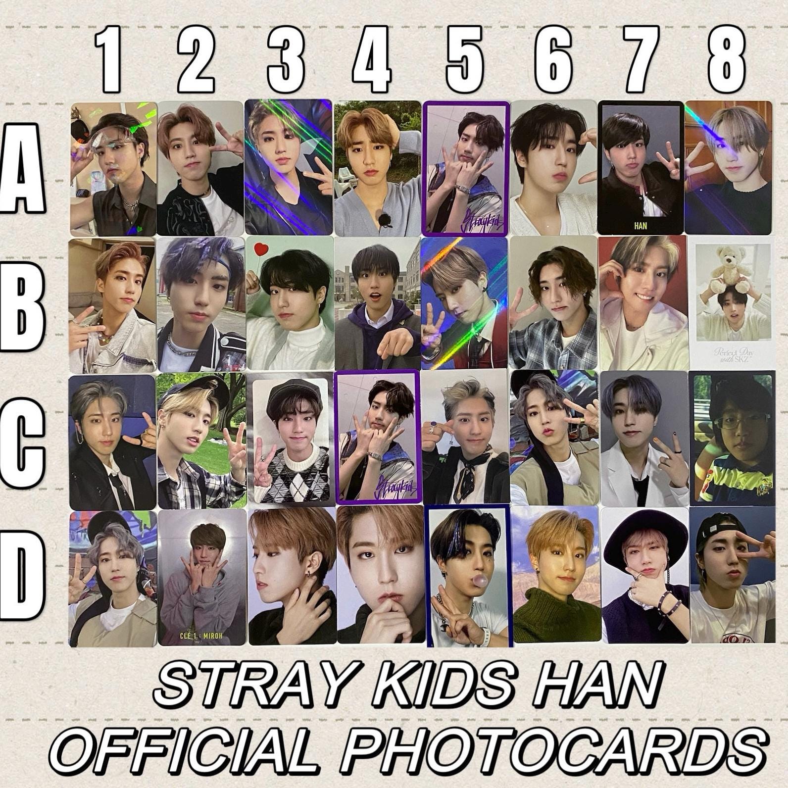 Stray Kids [official] Han Jisung Photocard Maxident Yellow Wood