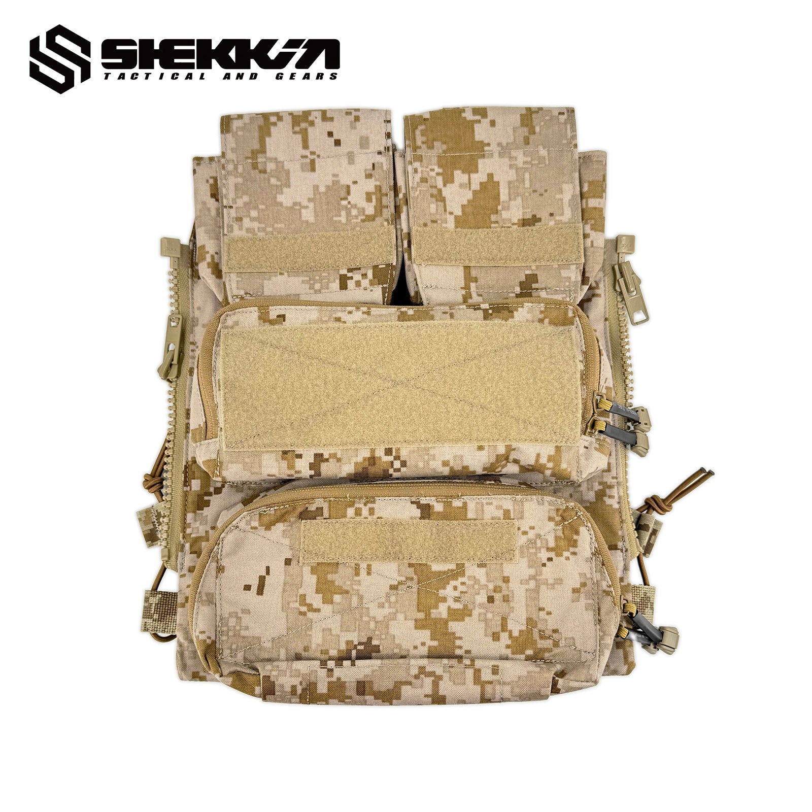 Delta Force CAG tactical gears Multicam pouch zip on panel 2.0