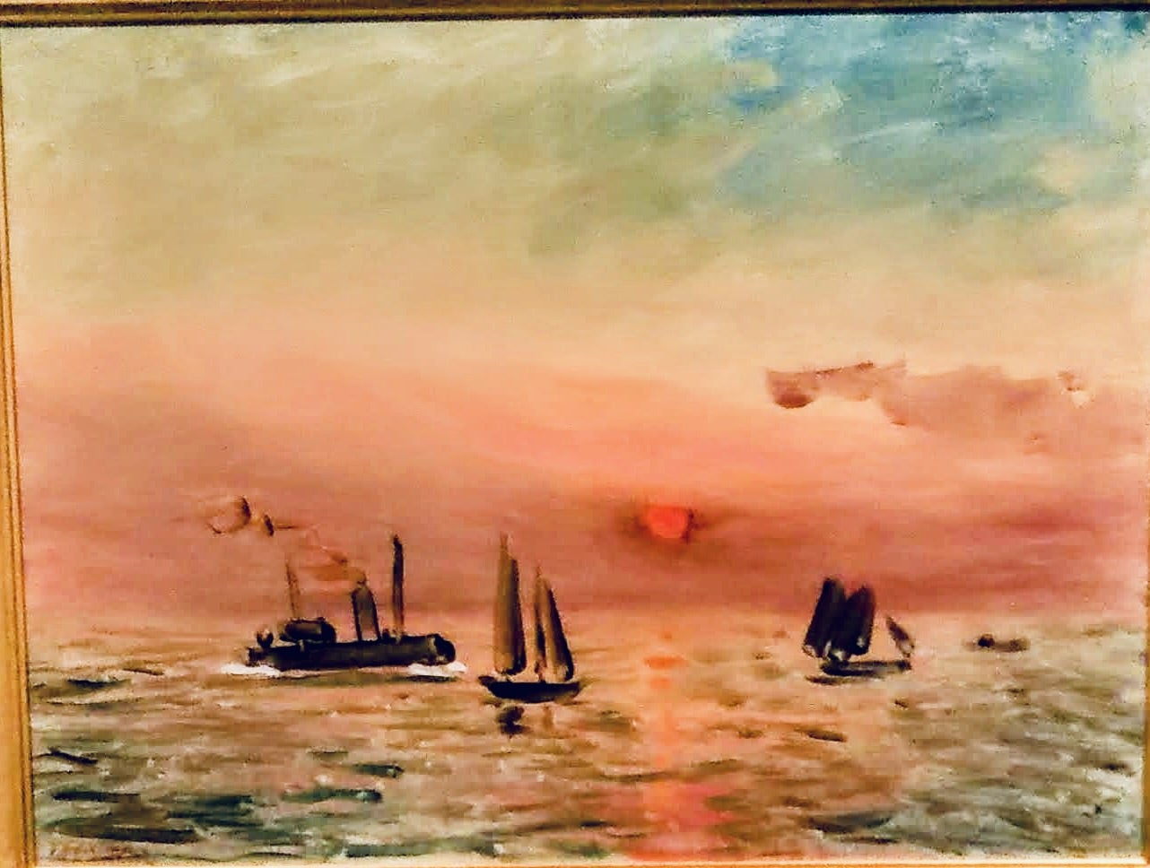 藤島武二《港の朝陽》1934年 を観た ＠東京国立近代美術館 常設展