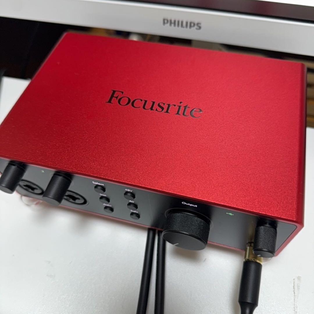 (gen. 4) FOCUSRITE Scarlett 4i4 モニター Focusrite Scarlett 4i4 4th Gen - Professional Audio Design, Inc