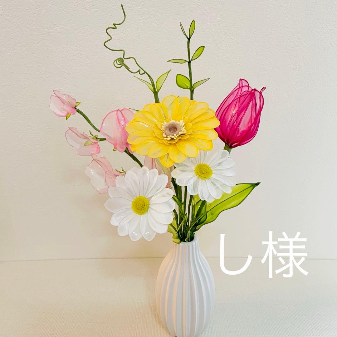 アメリカンフラワー　春の花束　ディップフラワー 花束♡ブーケ♡ディップアート♡アメリカンフラワー アートフラワー