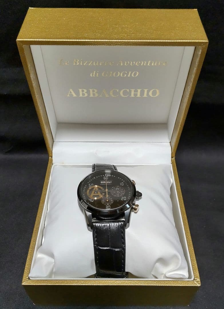 は*。様 SEIKO腕時計 ジョジョの奇妙な冒険 第５部 アバッキオ 楽天市場】SEIKO 5 Sports ジョジョの奇妙な冒険 黄金の風 8本セット