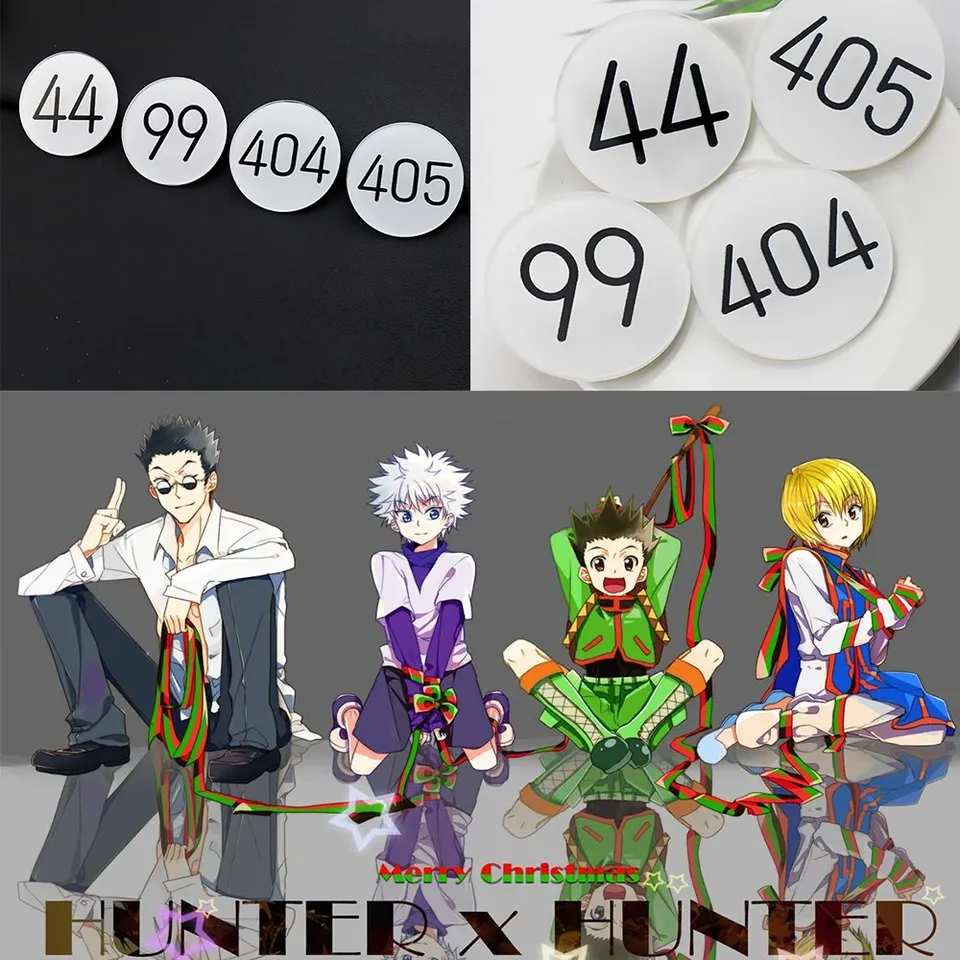 ハンター × ハンターアニメラペルピン、試験バッジ、日本漫画、99 44