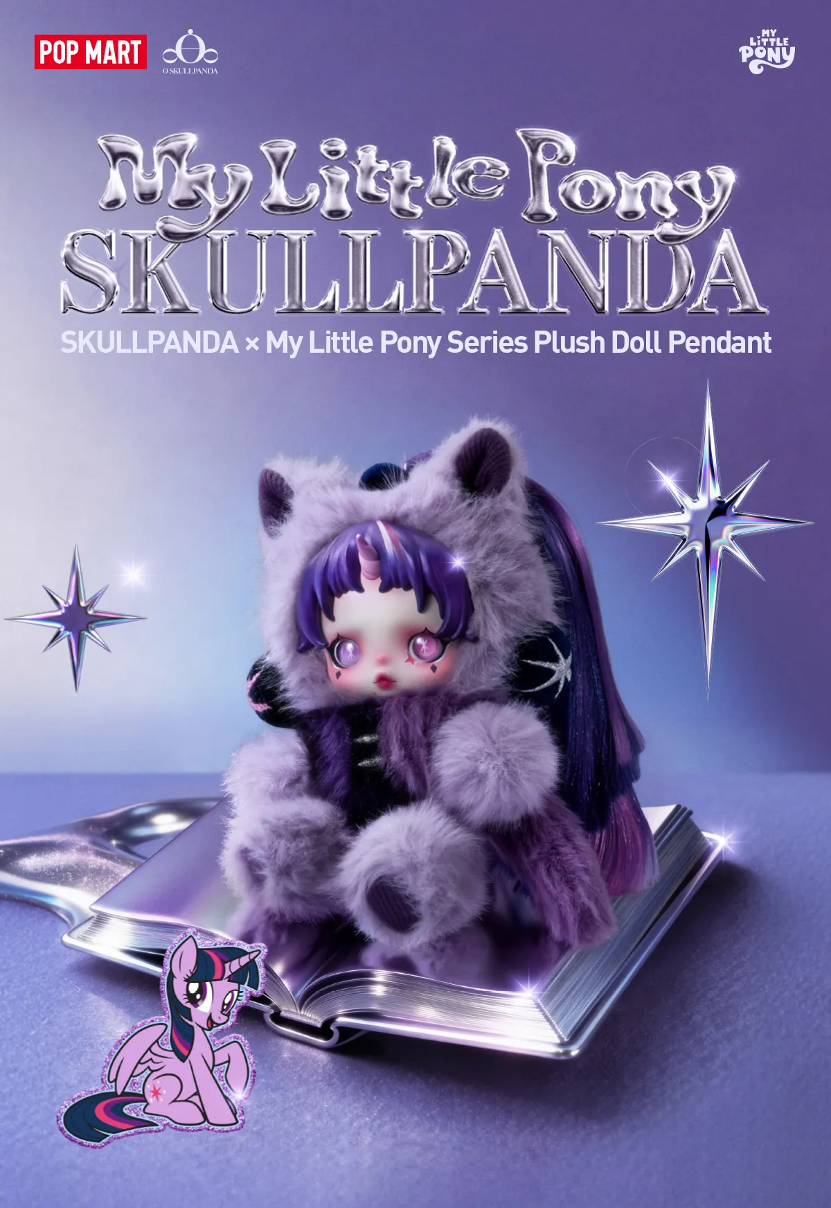 SKULLPANDA × My Little Pony Series Plush Blind Box – WHOOPEA