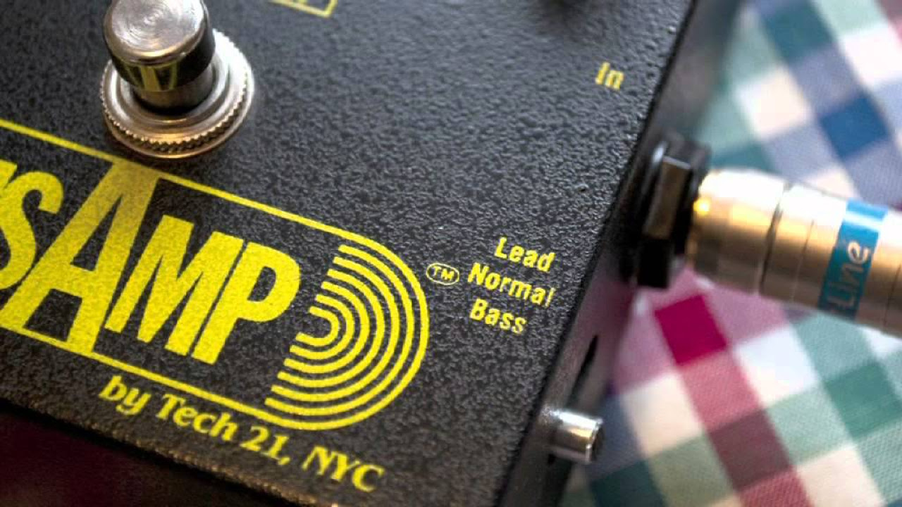 TECH 21 SansAmp Classic Original demo on bass - YouTube
