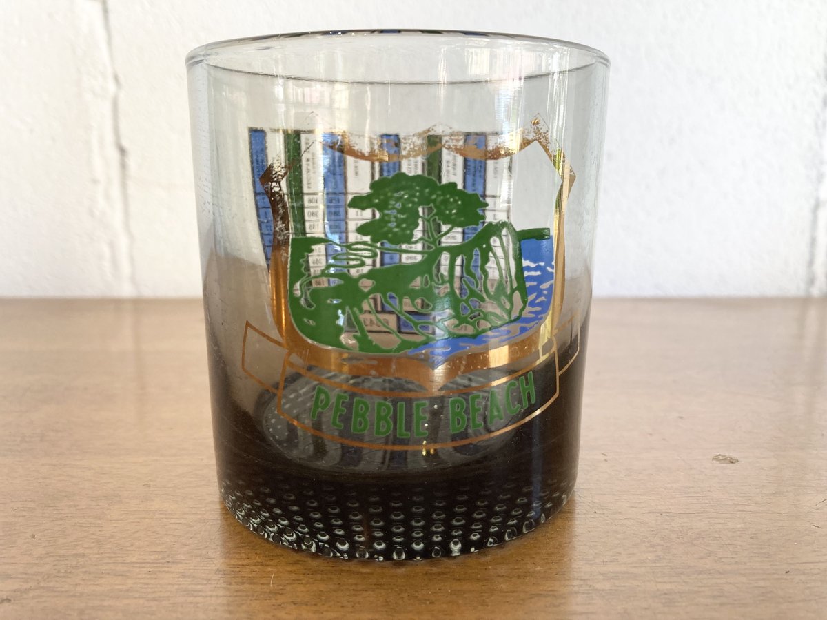 70s PEBBLE BEACH glass | The NOON