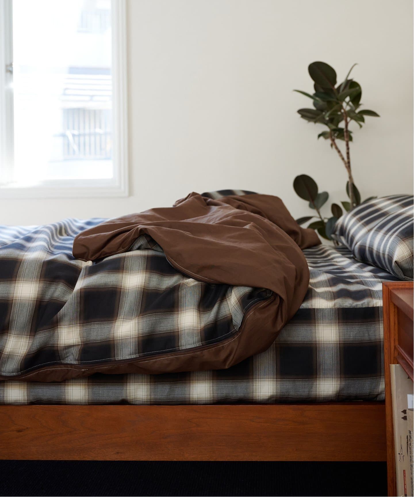 OMBRE CHECK DUVET COVER D 掛け布団カバー ダブル（インテリア