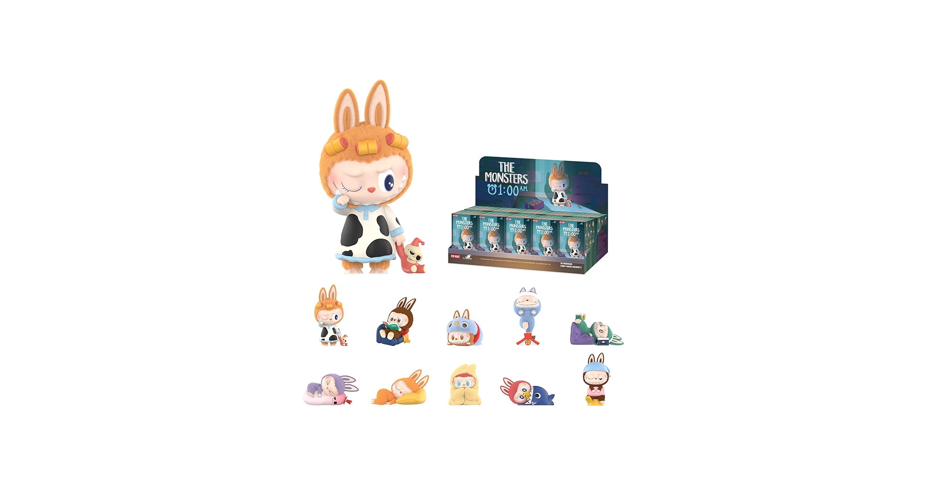 Amazon.com: POP MART The Monsters 1:00 A.M. Series Blind Box