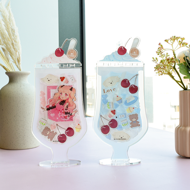 ミルキーチェリードリンクアクリルフレーム ブルー| FUKUYA ONLINE