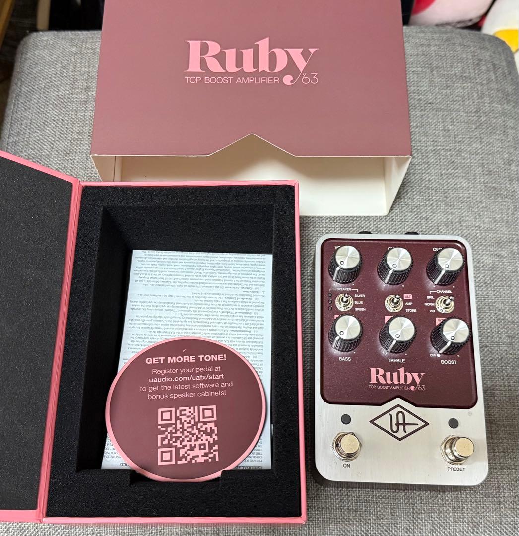 ギター UAFX RUBY 63 Amplifer Ruby '63 Top Boost Amplifier – Universal Audio