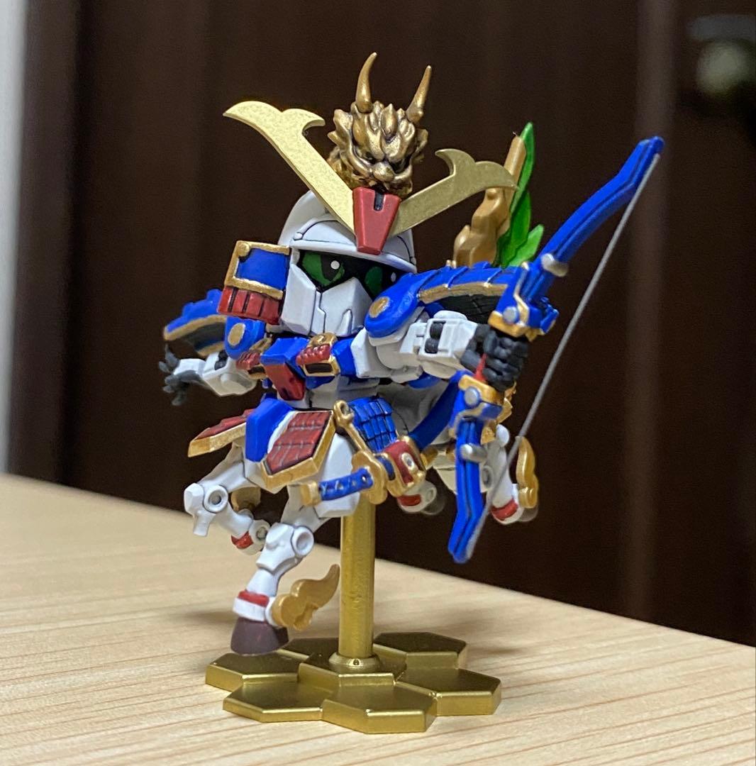 ガンダムスペリオルディファイン　武者精太頑駄無 麒麟児特装　全塗装　完成品 やっと完成しました🤣 食玩◇ガンダムスペリオルディファイン◇SD