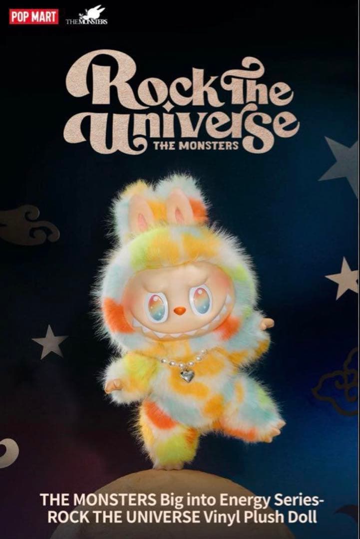 ラブブ　Big into Energy ROCK THE UNIVERSE THE MONSTERS Big into Energy Series-ROCK THE UNIVERSE Vinyl Plush