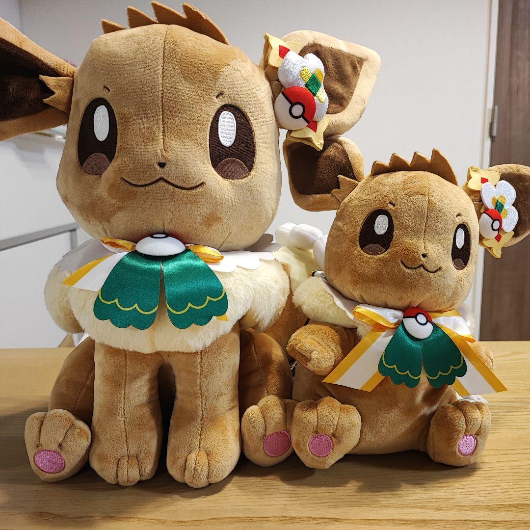 ポケパークカントー ショップ限定 イーブイ セット ピンズ ぬいぐるみ